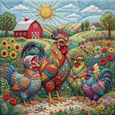 Diamond Chicken Puzzle 1024 Pieces