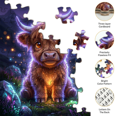Highland Cow Puzzle 500 Pieces