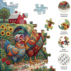 Diamond Chicken Puzzle 1024 Pieces