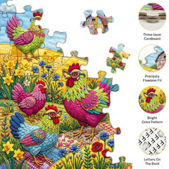 Chicken Jigsaw Puzzle 1024 Pieces