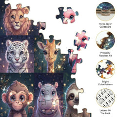 12 Cute Animal Jigsaw Puzzle 500 Pieces