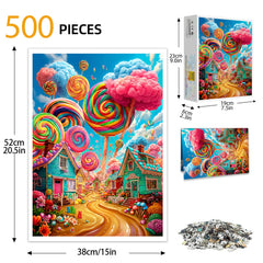 Candy World Puzzle 500 Pieces