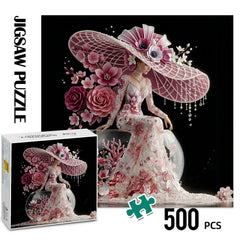 Blush Lily Puzzle 500 Pieces
