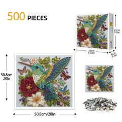 Gem Hummingbird Puzzle 500 Pieces