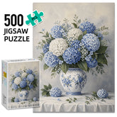 Blue And White Porcelain Vase Puzzle 500 Pieces