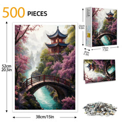 Oriental Courtyard Puzzle 500 Pieces