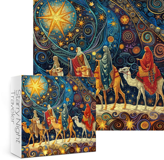 Magic Starry Night Puzzles for Adults 1000 Pieces