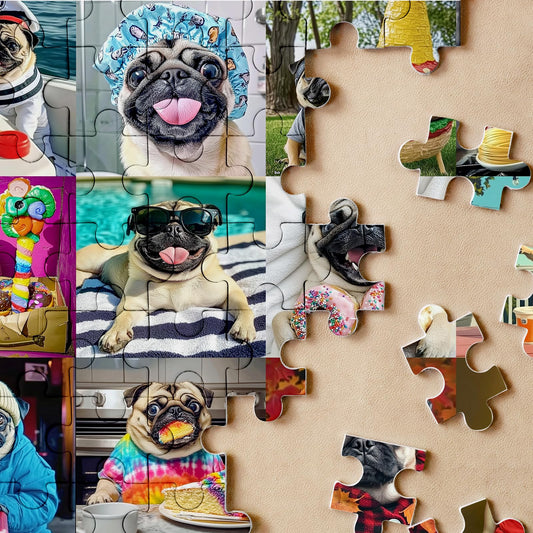 Funny Dog Puzzles for Adults 1000 Pieces