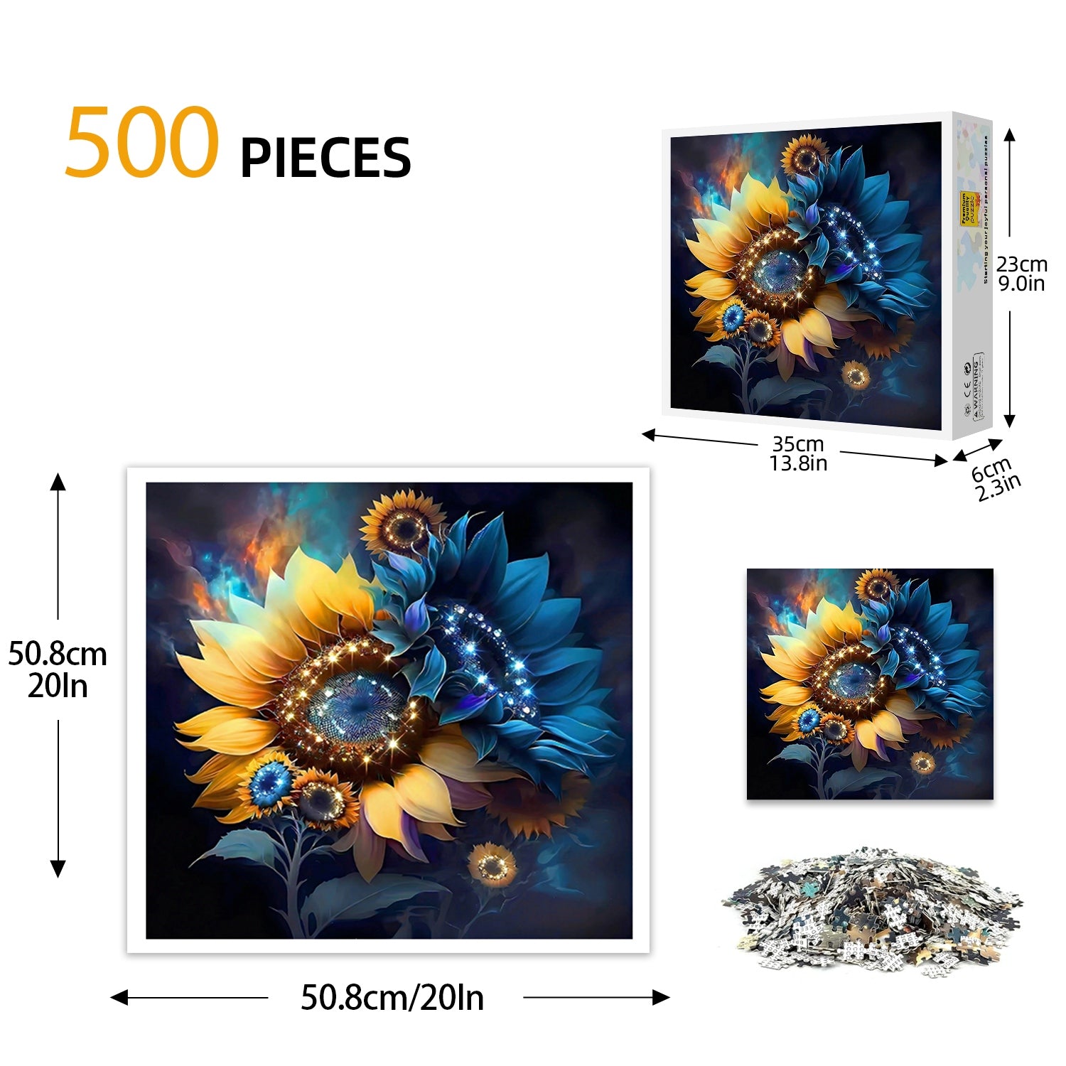 Sunflower Jigsaw Puzzle 500 Pieces