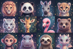 12 Cute Animal Jigsaw Puzzle 500 Pieces