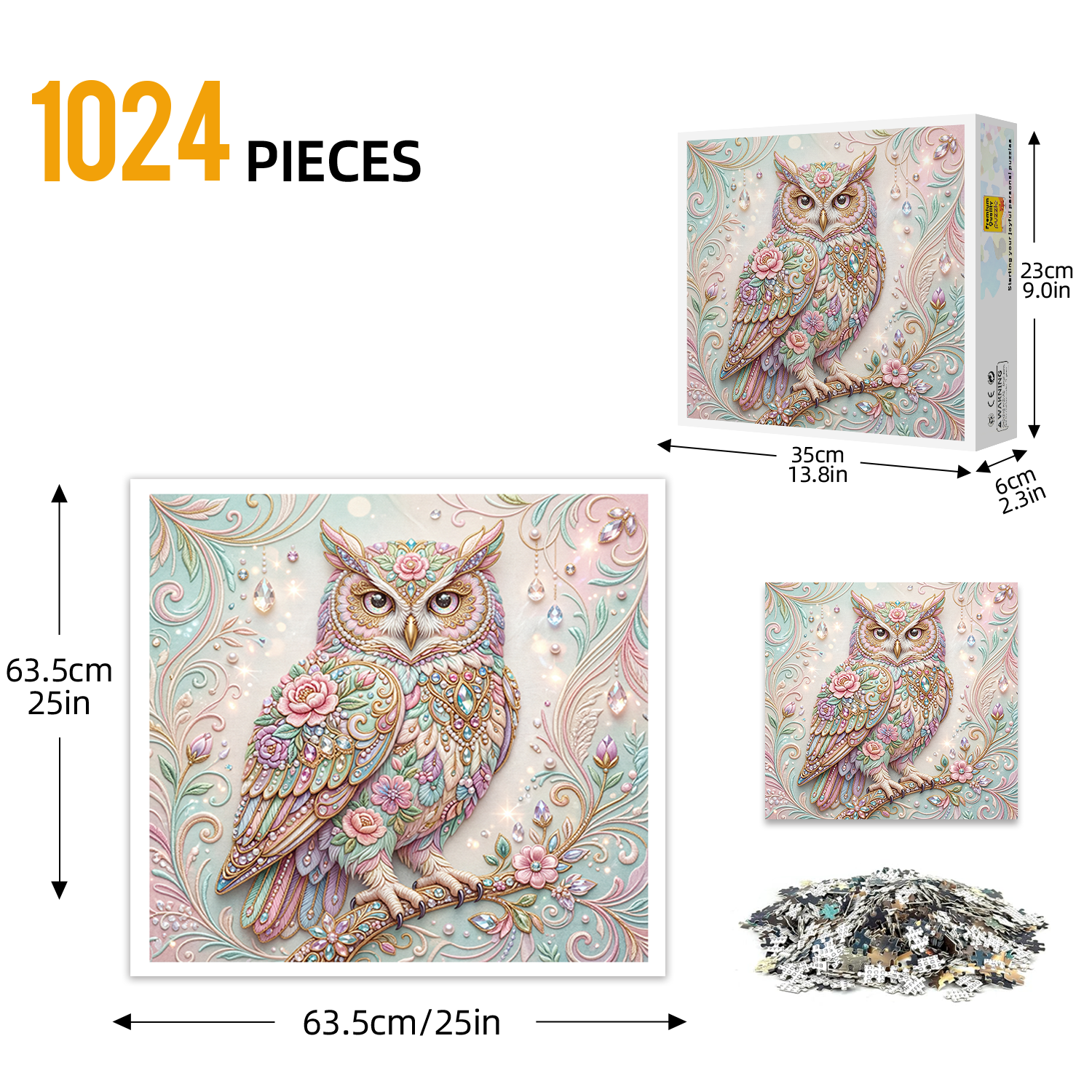 Owl Jigsaw Puzzle 1024 Pieces