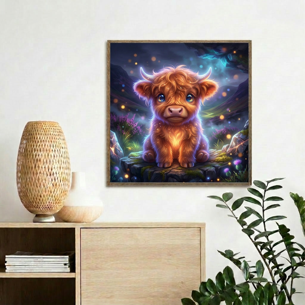 Cute Highland Cow Puzzle 500 Pieces