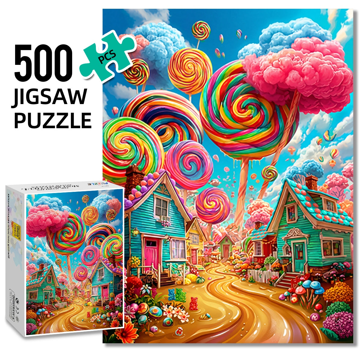 Candy World Puzzle 500 Pieces