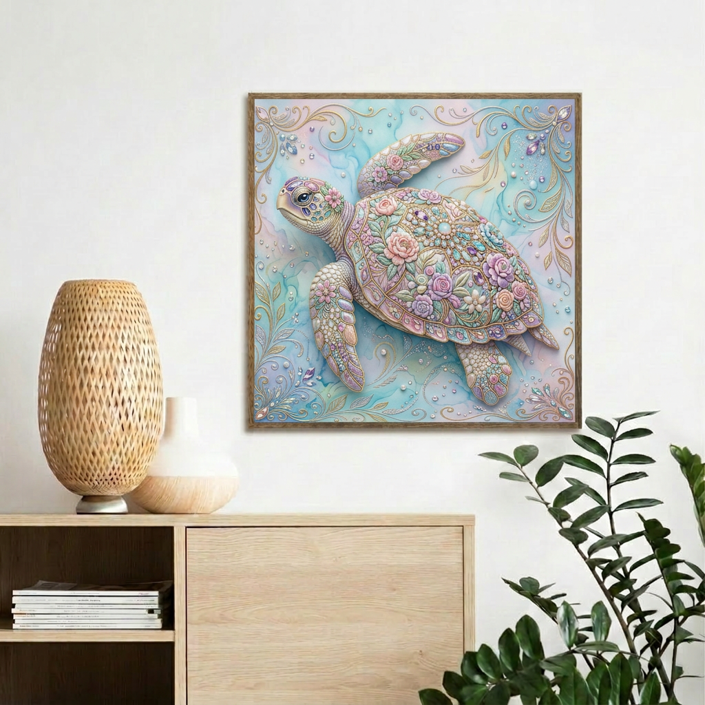 Diamond Sea Turtle Jigsaw Puzzle 1024 Pieces