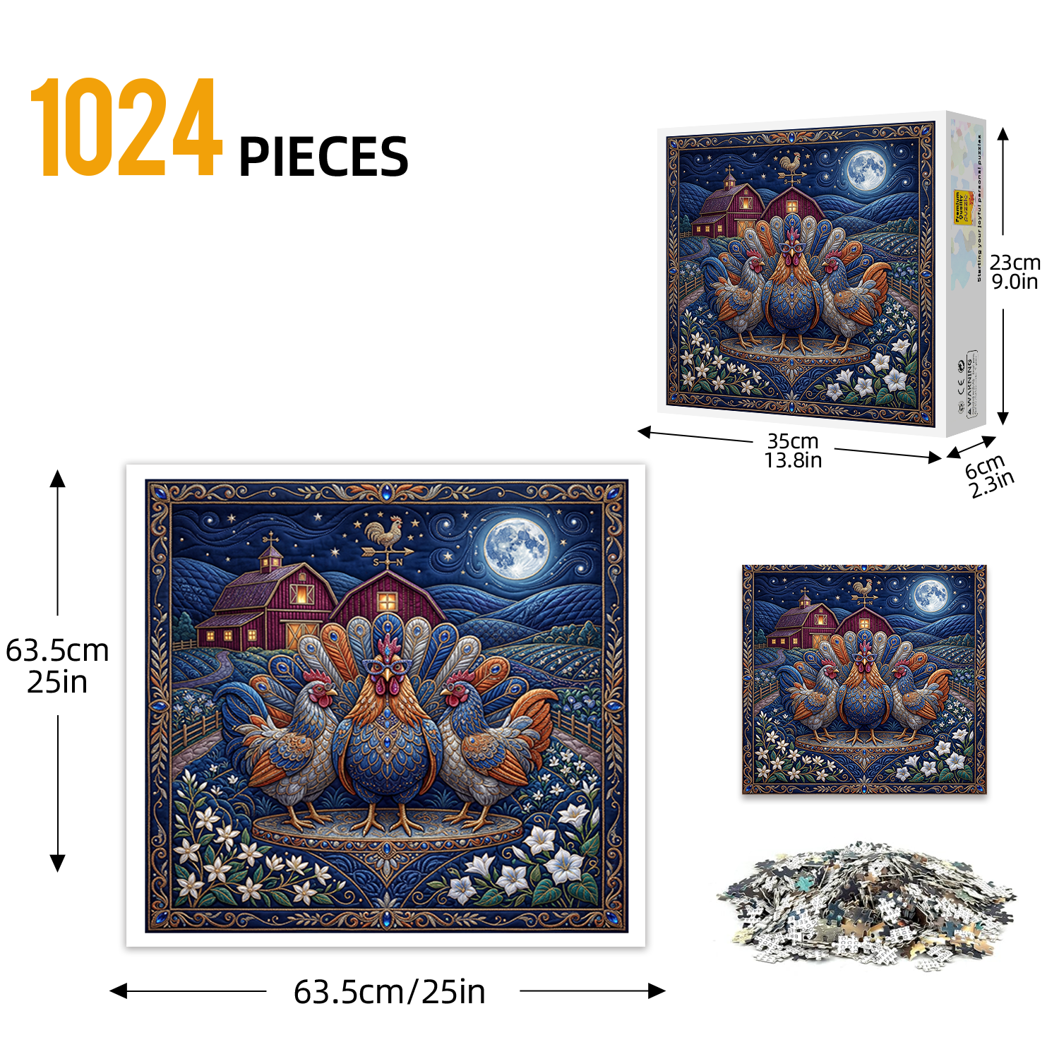 Farm Jigsaw Puzzle 1024 Pieces