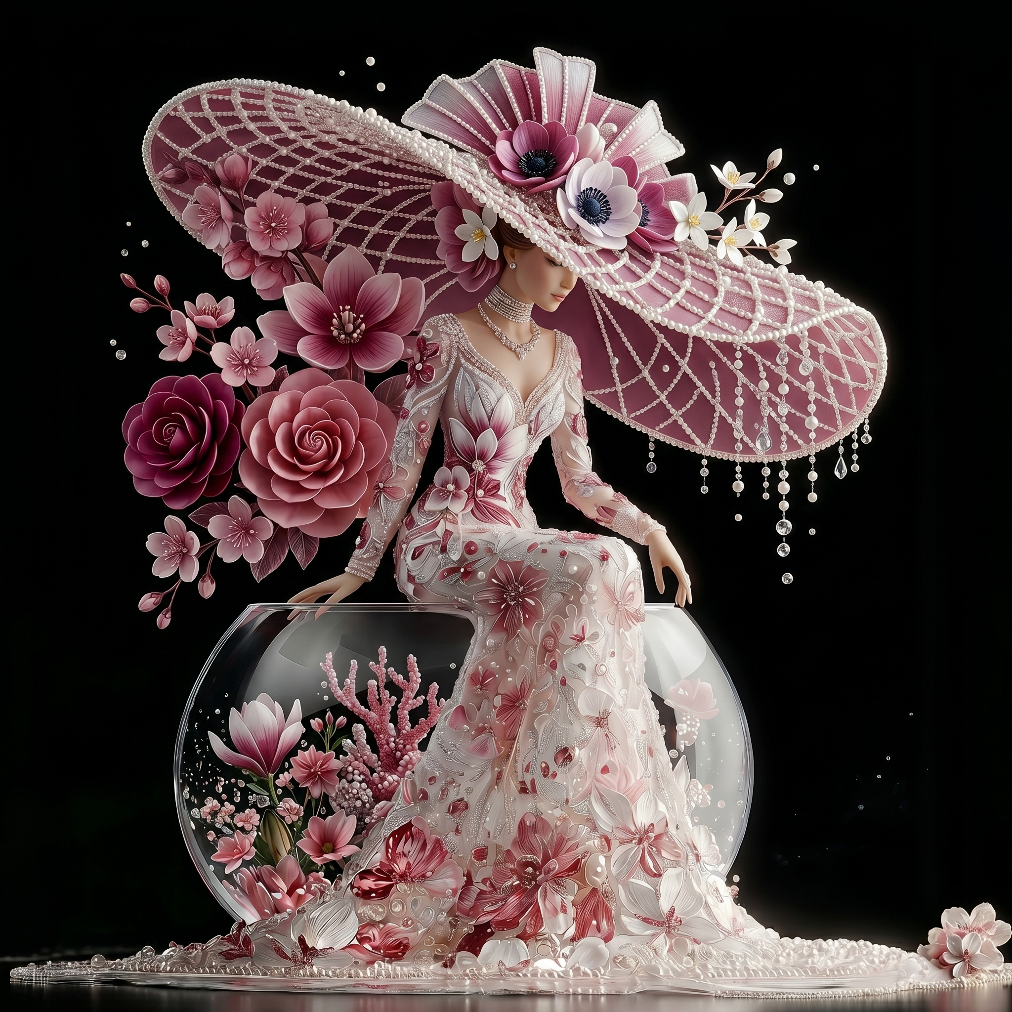 Blush Lily Puzzle 500 Pieces