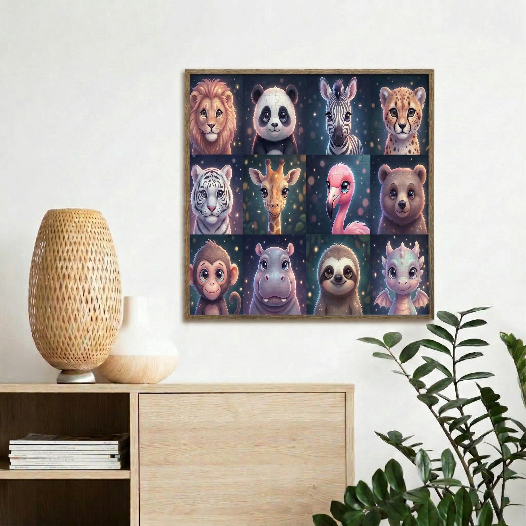 12 Cute Animal Jigsaw Puzzle 500 Pieces