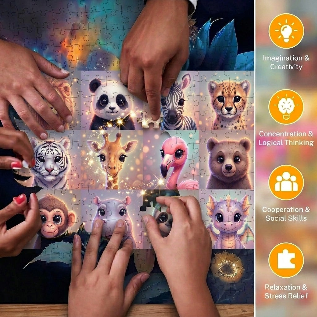 Cute Animal Jigsaw Puzzle 500 Pieces