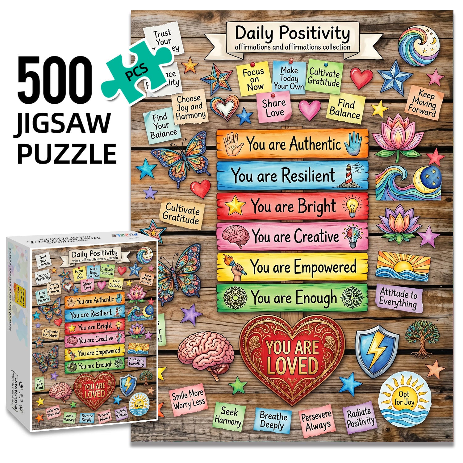 Affirmation Quote Puzzle 500 Pieces