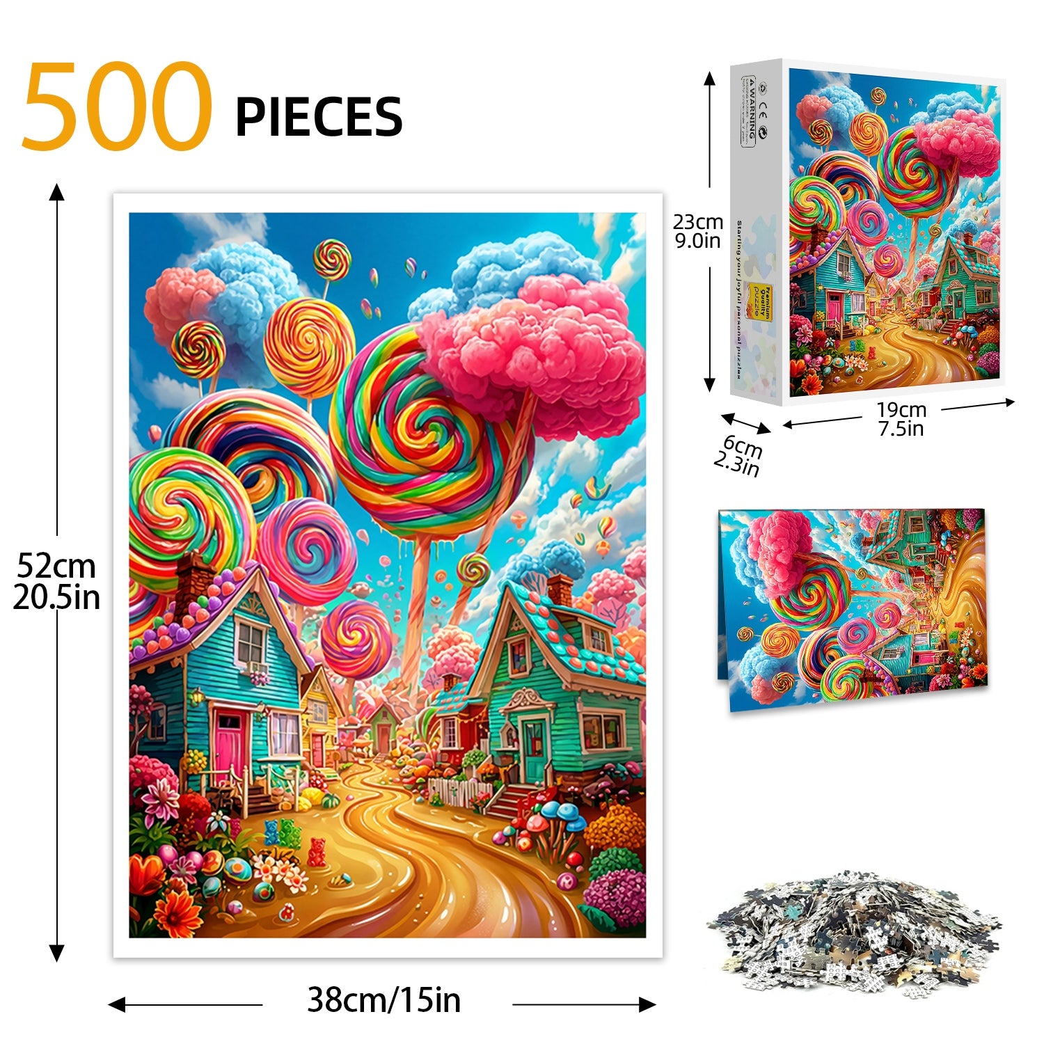 Candy World Puzzle 500 Pieces