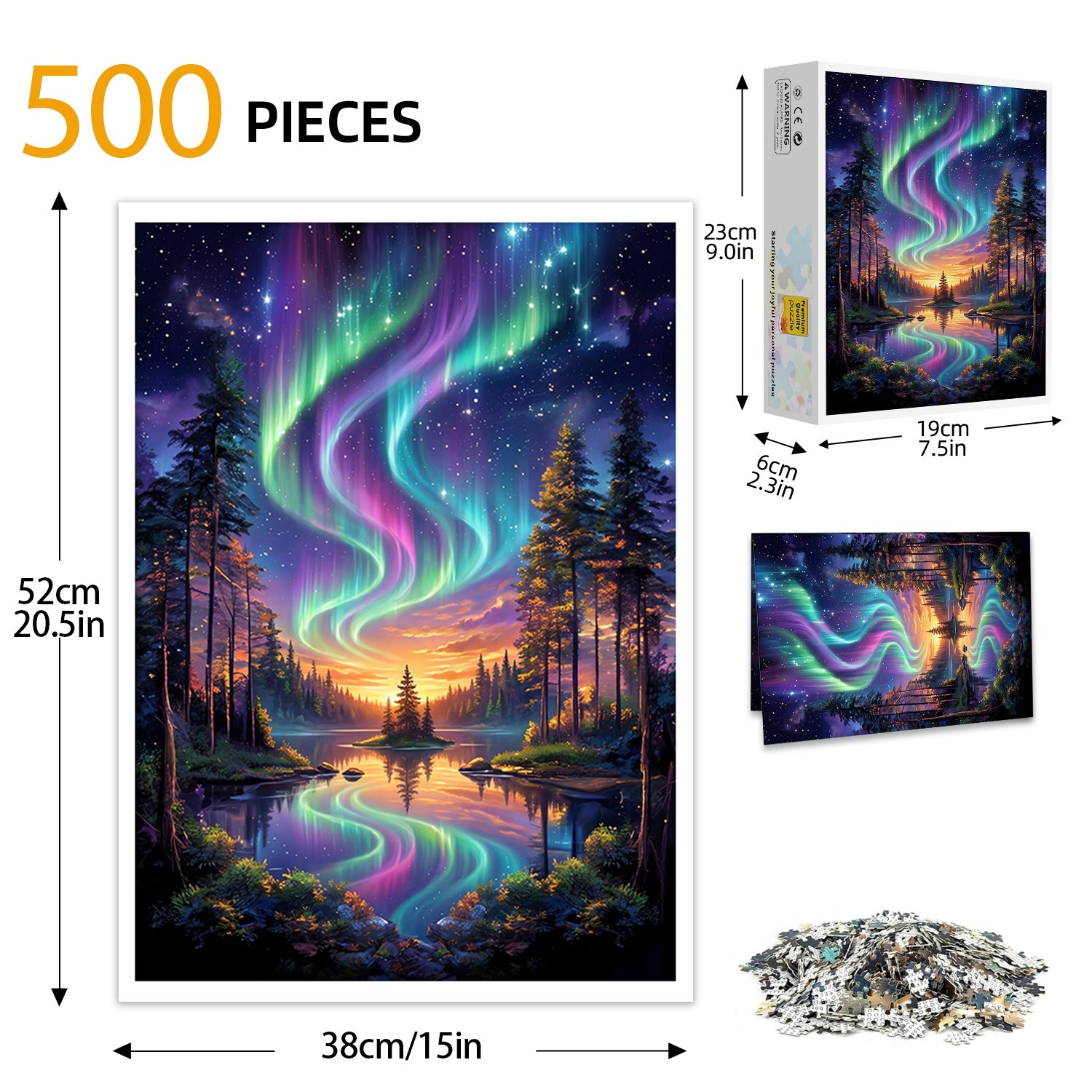 Polar Lights Puzzle 500 Pieces