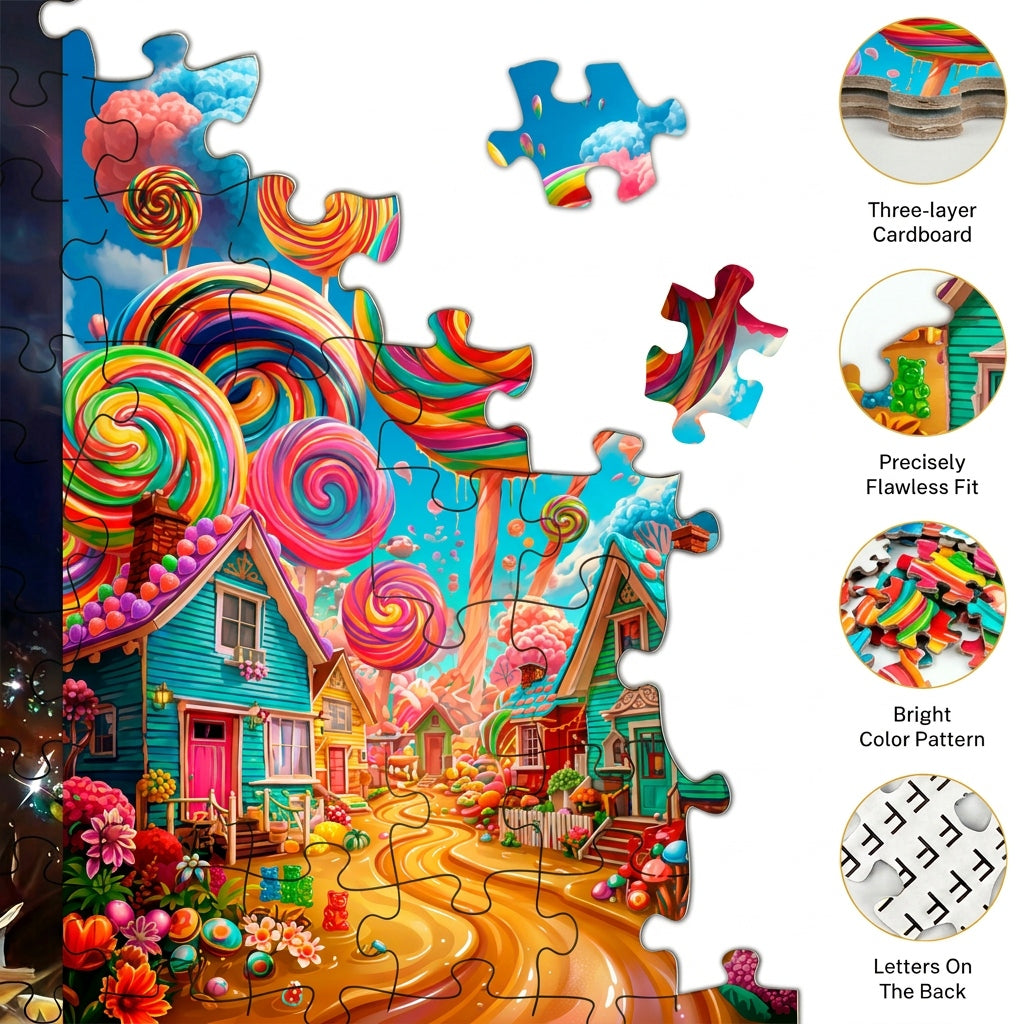 Candy World Puzzle 500 Pieces