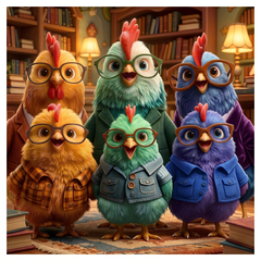 Study Chickens Puzzle 500 Pieces