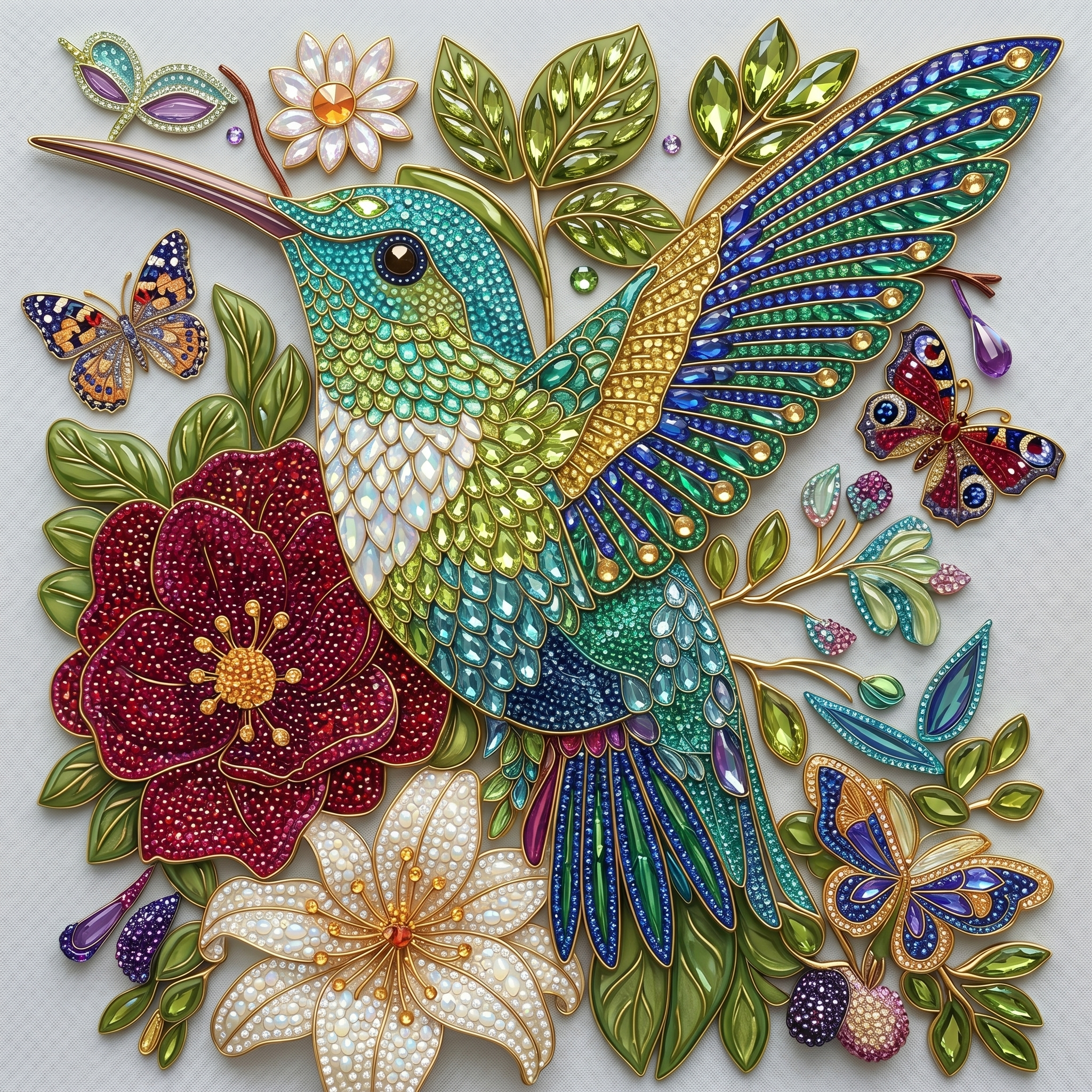 Gem Hummingbird Puzzle 500 Pieces