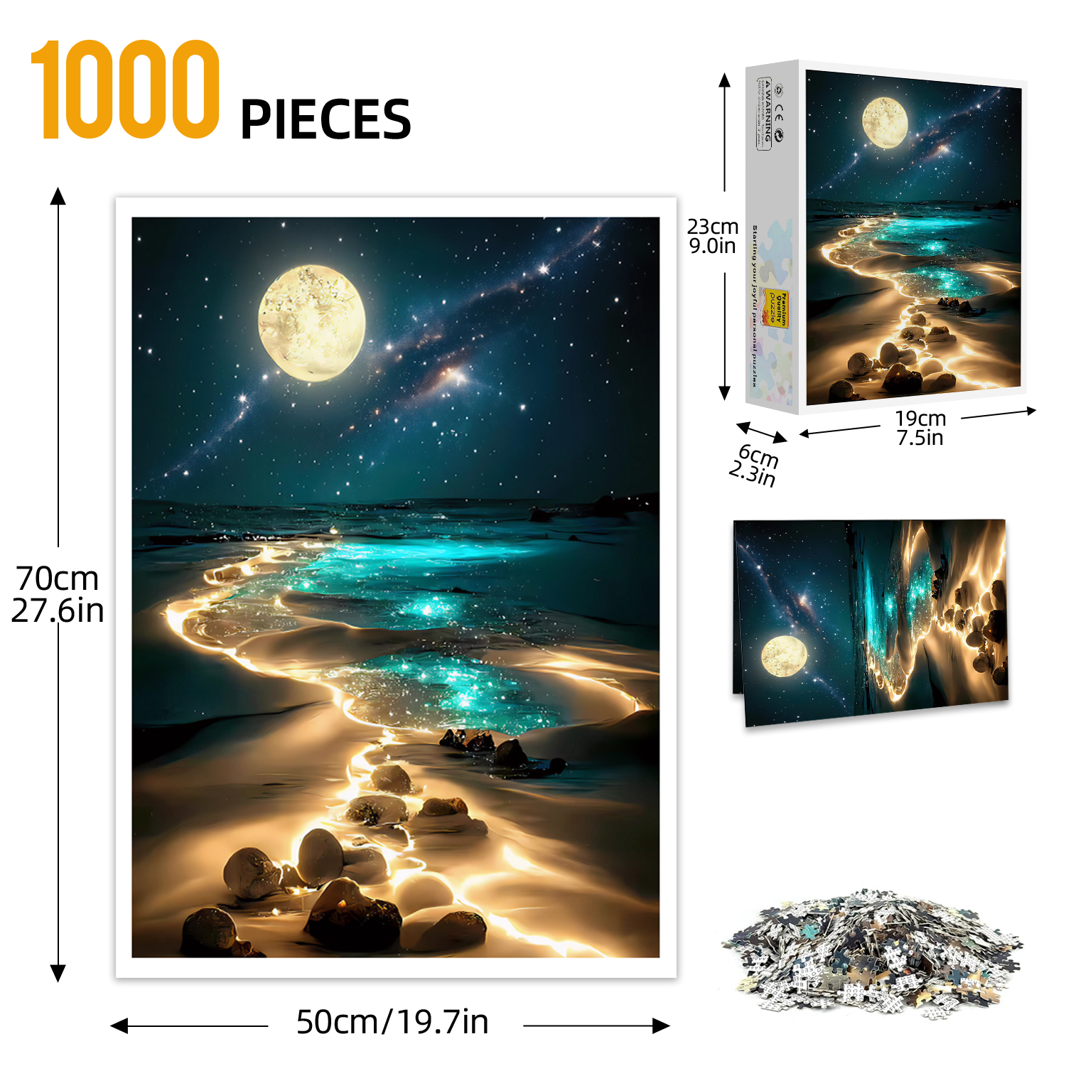 Moonlight Jigsaw Puzzle 1000 Pieces