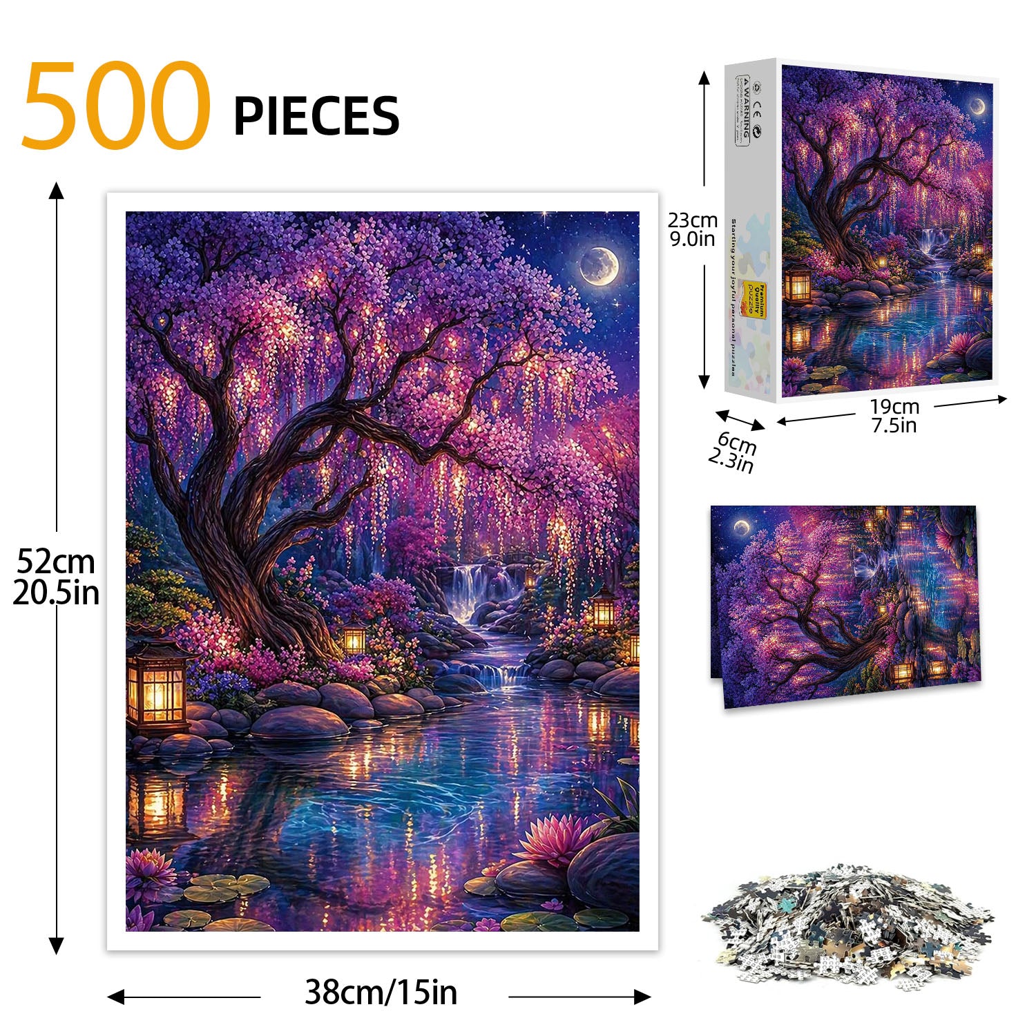 Dreamy Secret Garden Puzzle 500 Pieces
