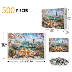 Breakfast in Paris Puzzle 500 Pieces