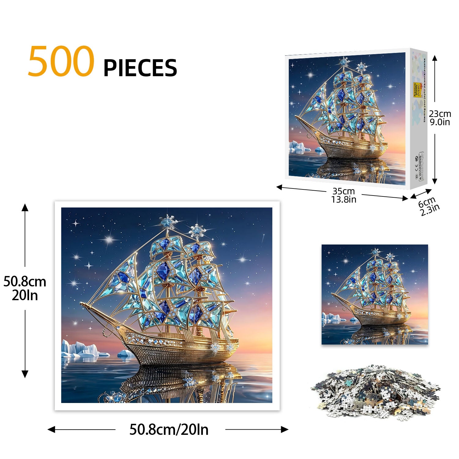 Golden Voyage Puzzle 500 Pieces