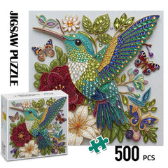 Gem Hummingbird Puzzle 500 Pieces