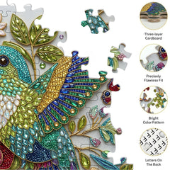 Gem Hummingbird Puzzle 500 Pieces