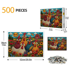 Joyful Farm Life Puzzle 500 Pieces