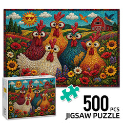 Joyful Farm Life Puzzle 500 Pieces