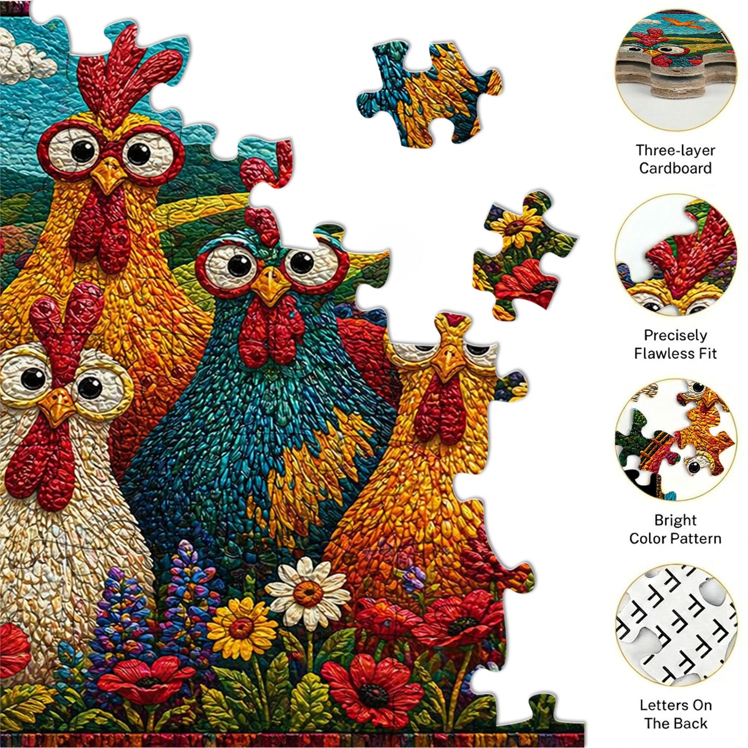 Joyful Farm Life Puzzle 500 Pieces