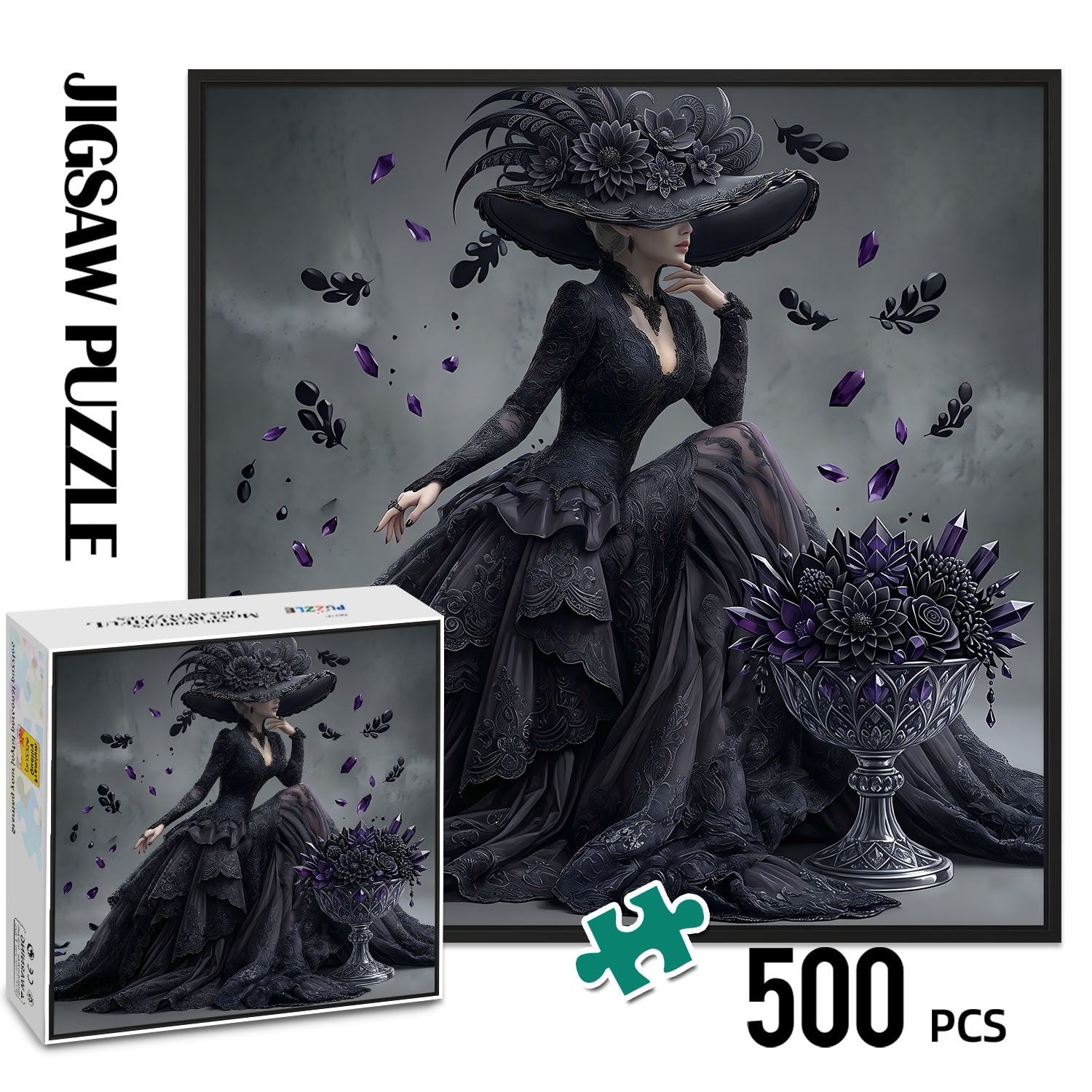 Lady of shadows Puzzle 500 Pieces