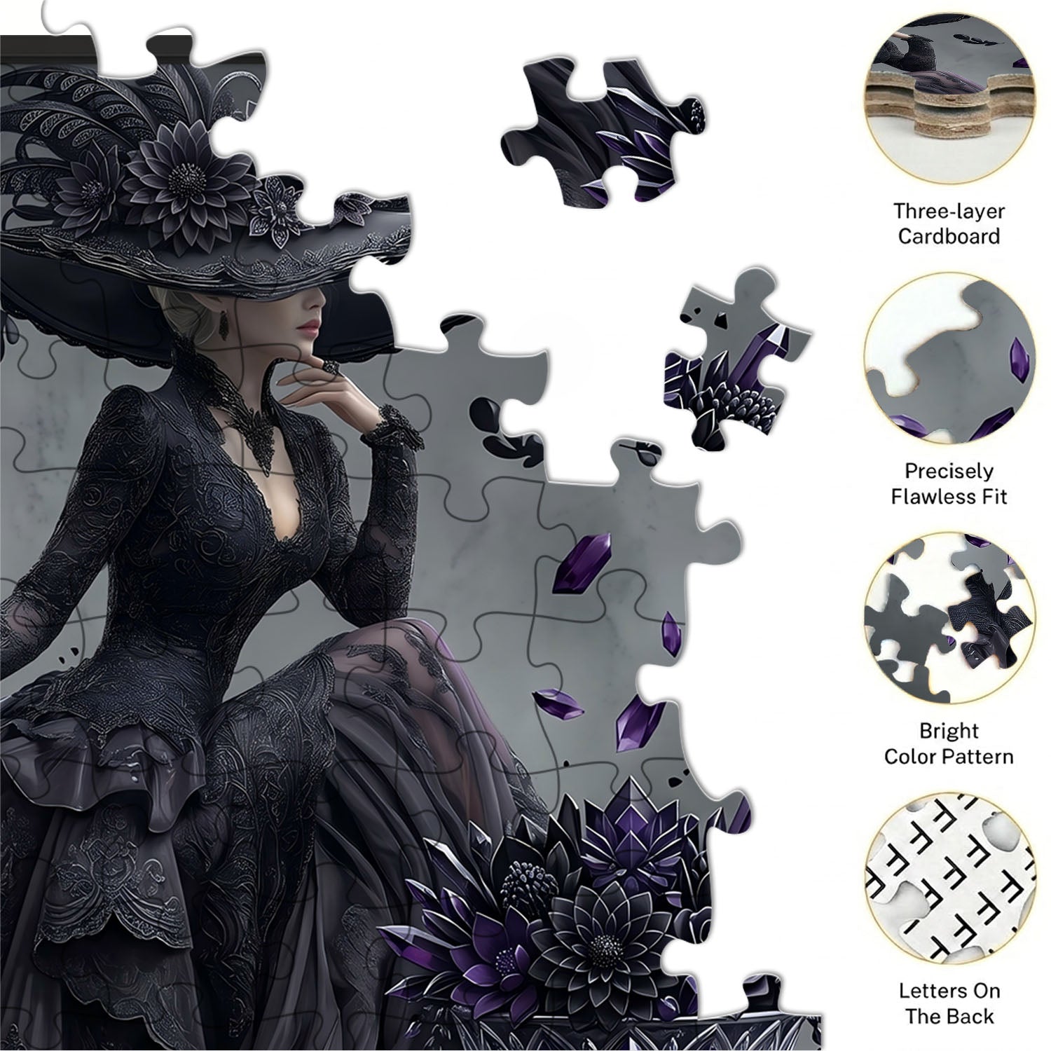 Lady of shadows Puzzle 500 Pieces