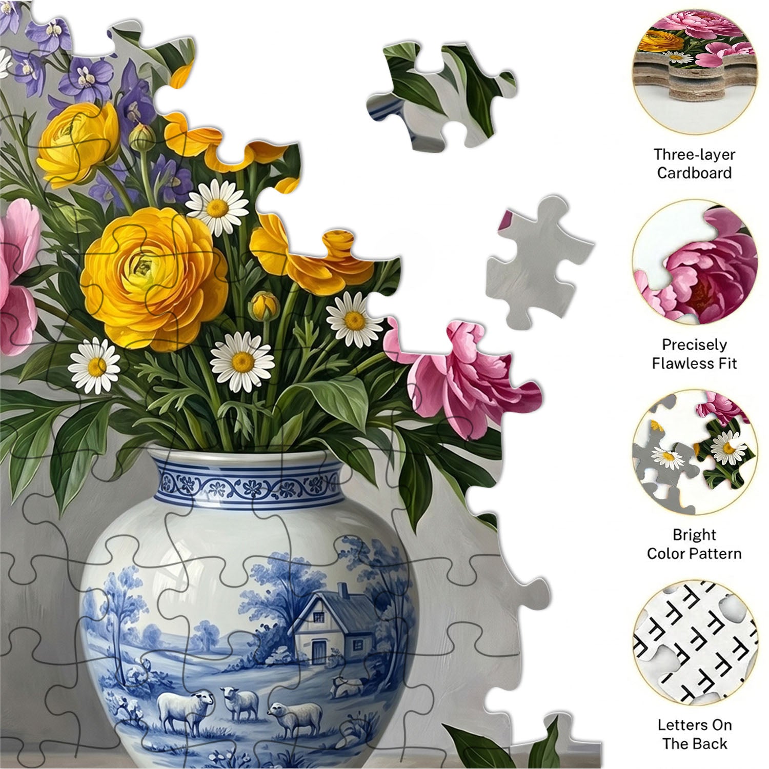 Porcelain Vase Puzzle 500 Pieces