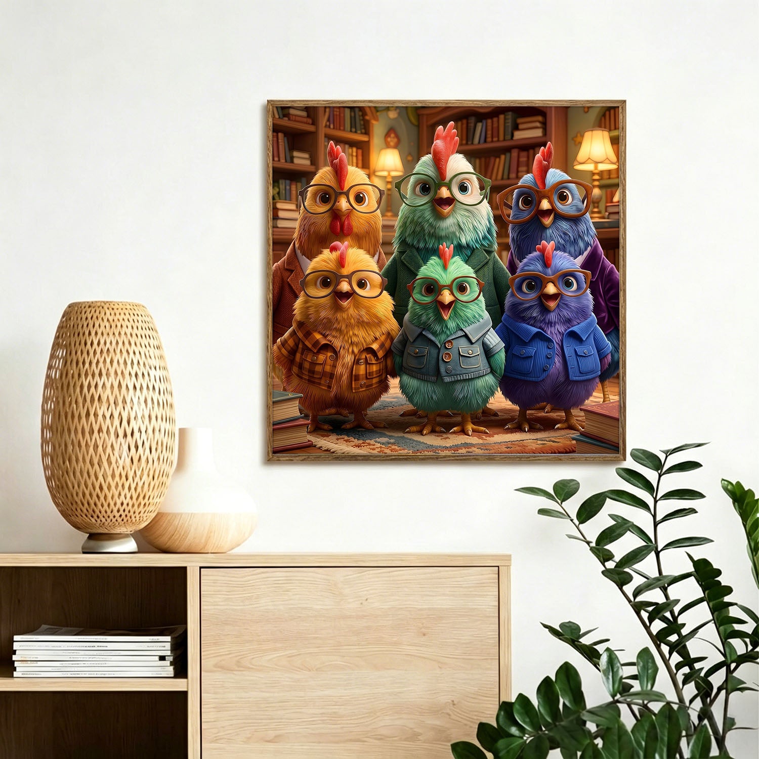 Study Chickens Puzzle 500 Pieces