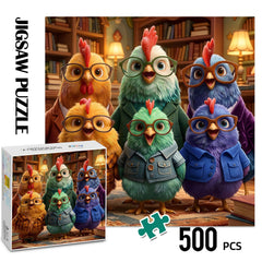 Study Chickens Puzzle 500 Pieces