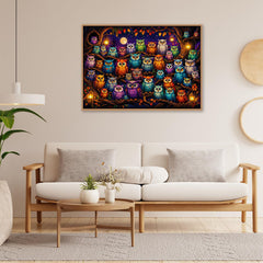 The Night Owls' Gathering Puzzle 500 Pieces