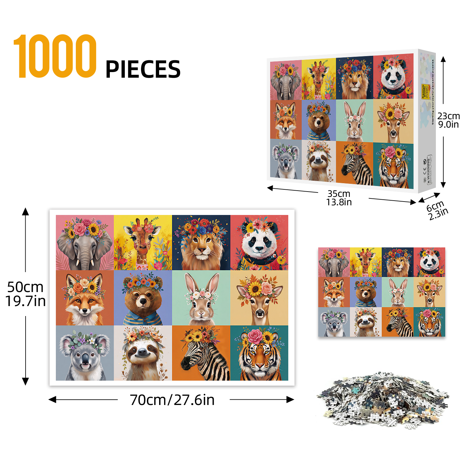 Animal Jigsaw Puzzle 1000 Pieces