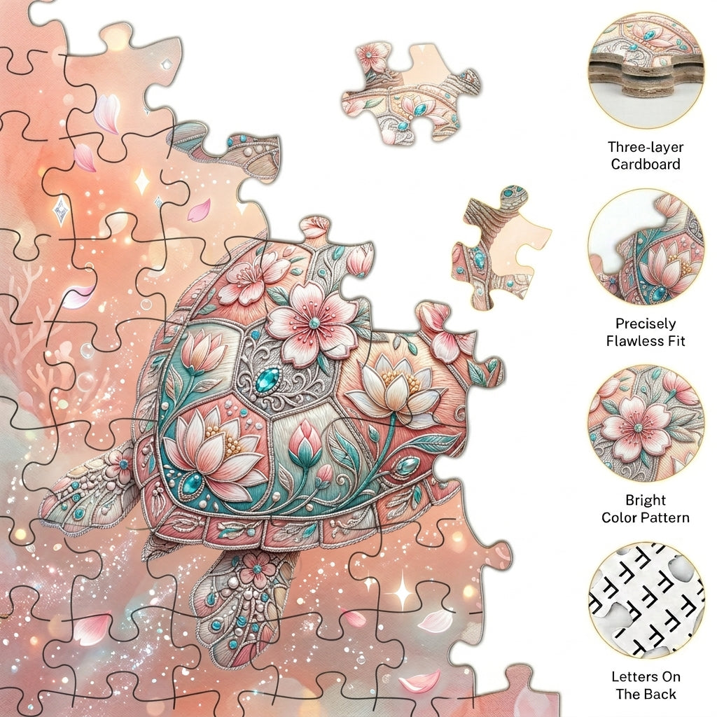 Sea Turtle Jigsaw Puzzle 1024 Pieces